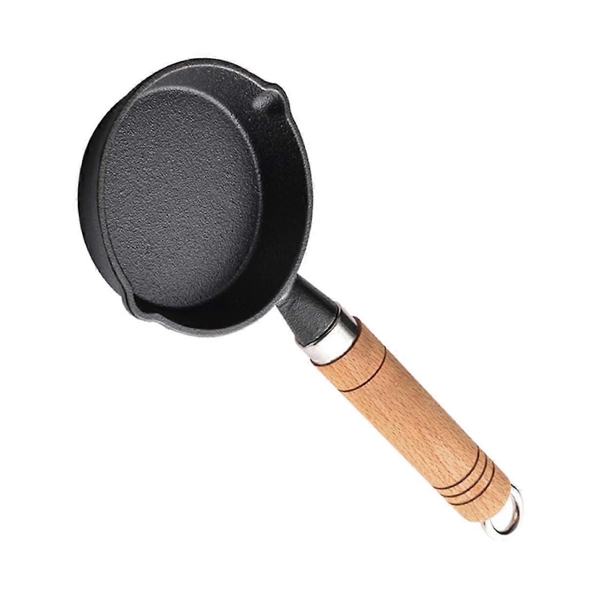 Mini Egg Frying Pan Non Stick Surface with Heat Resistant Handle for Single Egg Cooking