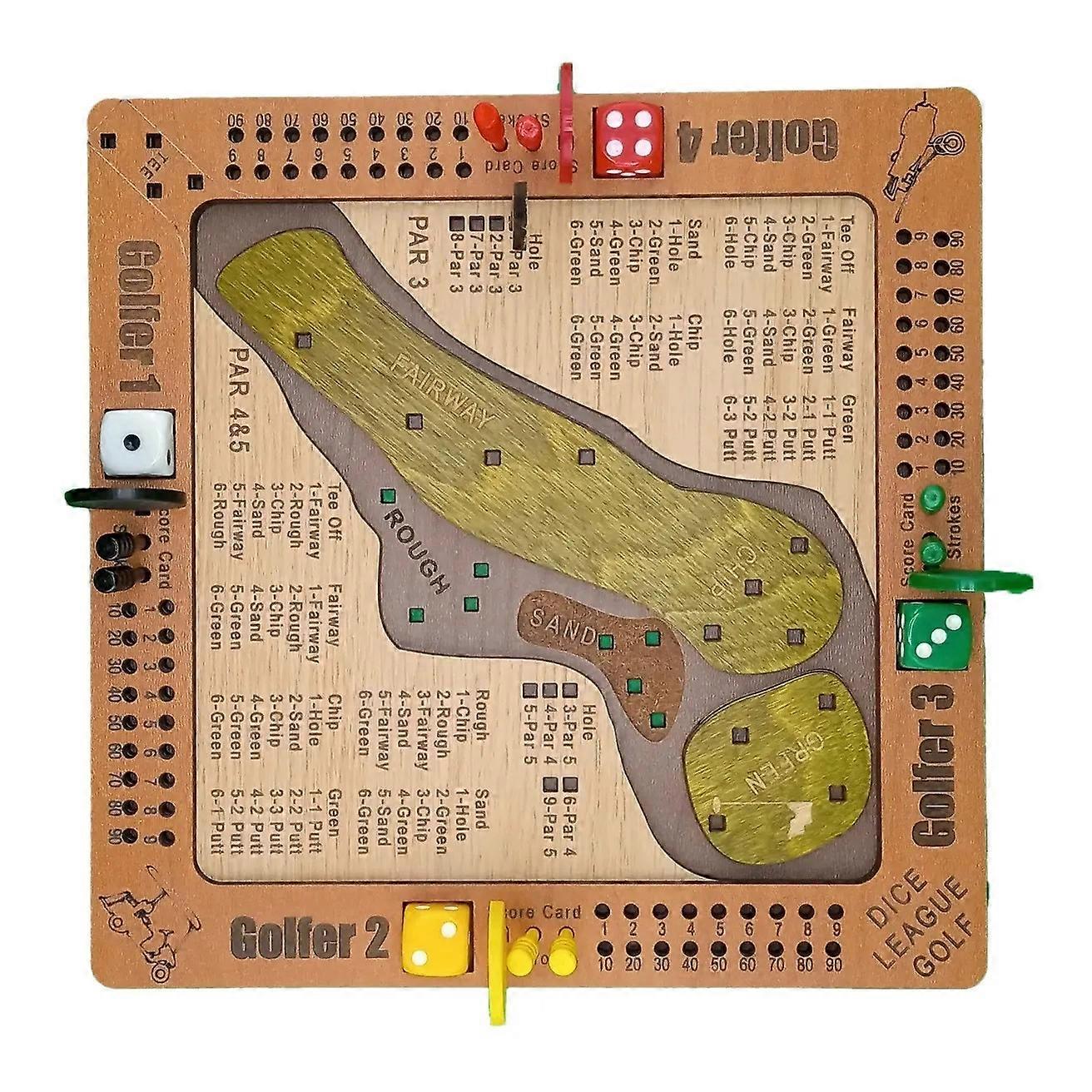 Tabletop Dice Golf Game