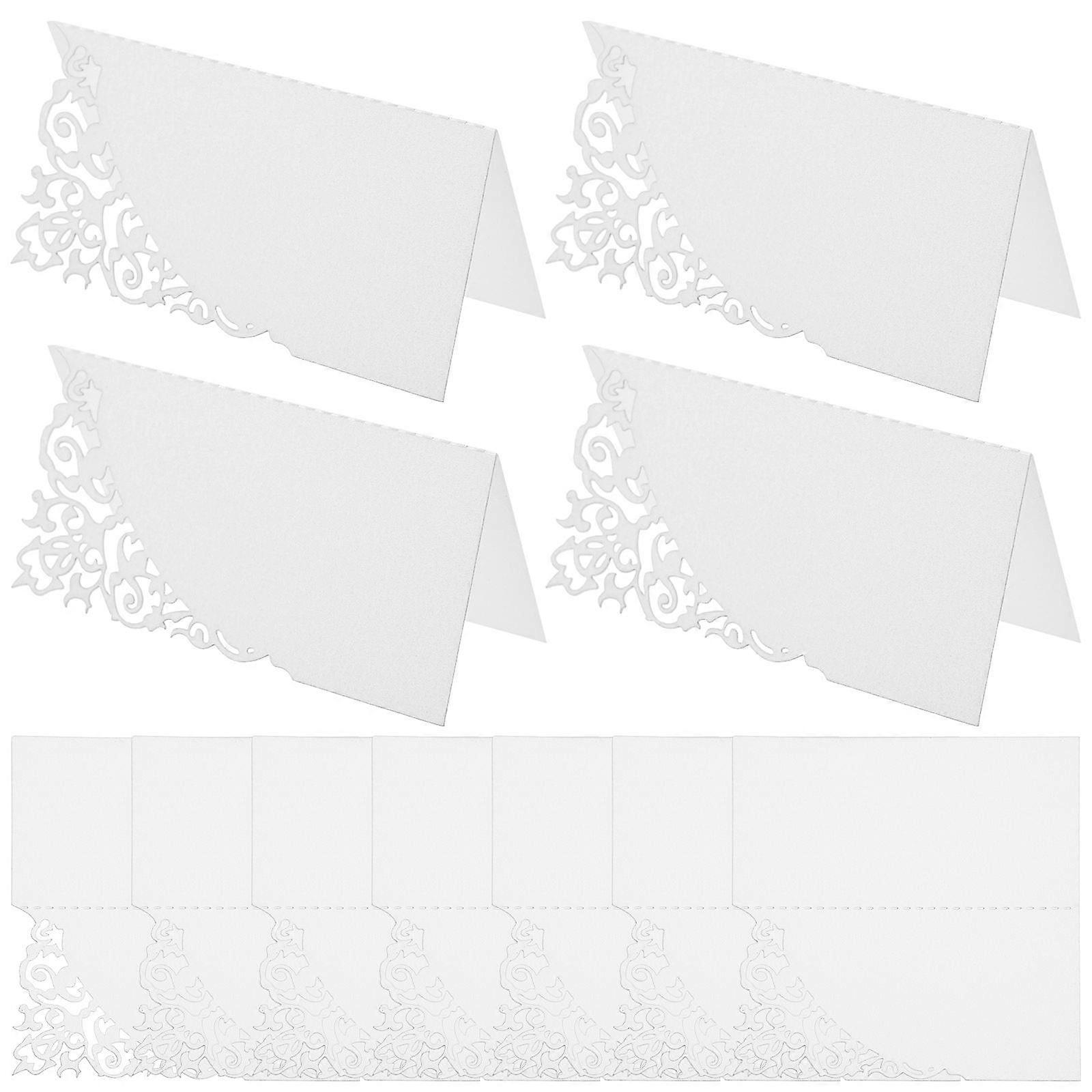 Place Name Card Table Name Place Cards for Wedding Use 100Pcs Set