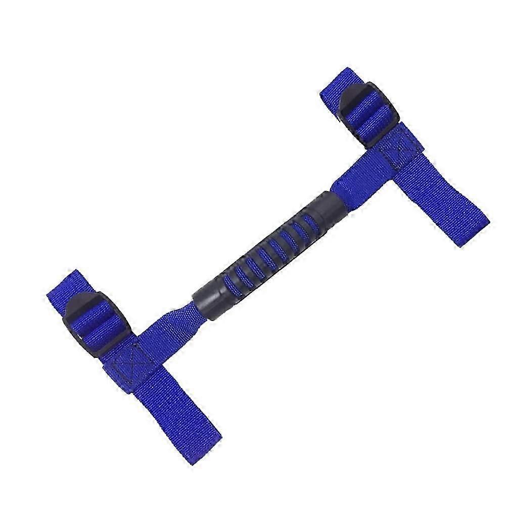 OffRoad Grab Handles with AntiSlip Secure Grip for Roll Bar, Easy Install, Blue