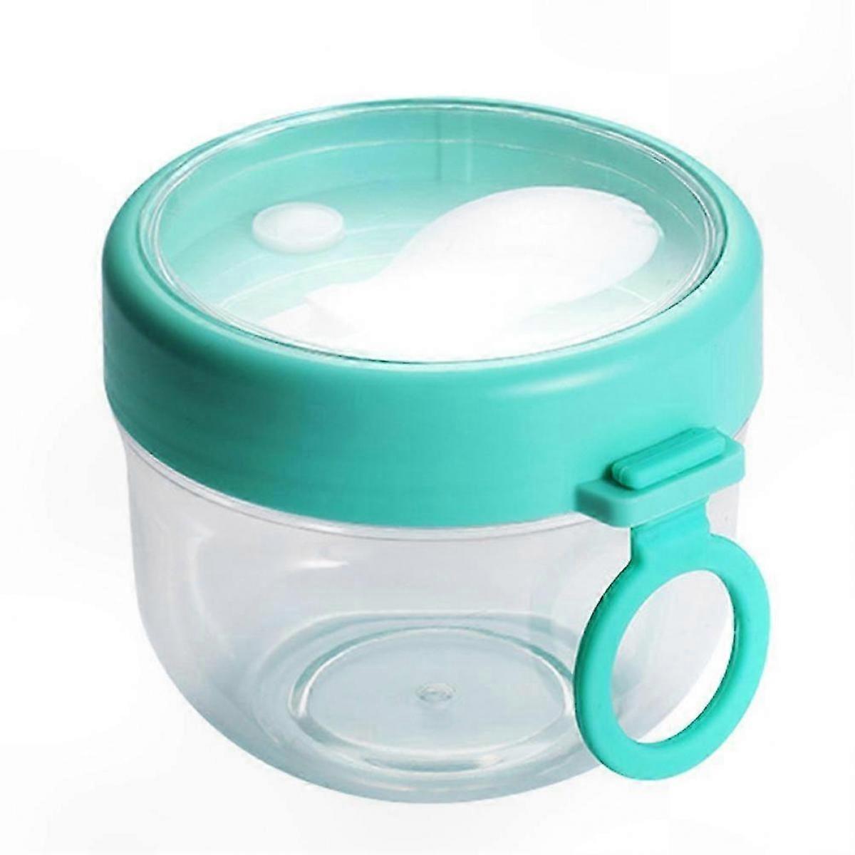 Leakproof Clear Plastic Mug for Breakfast, School, and Office Use