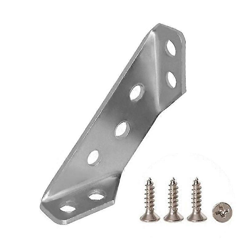 2026 Odpowiednie 5 szt./zestaw stałych wsporników kątowych ze stali nierdzewnej pogrubionych, galwanizowanych, narożnych wsporników krzeseł F