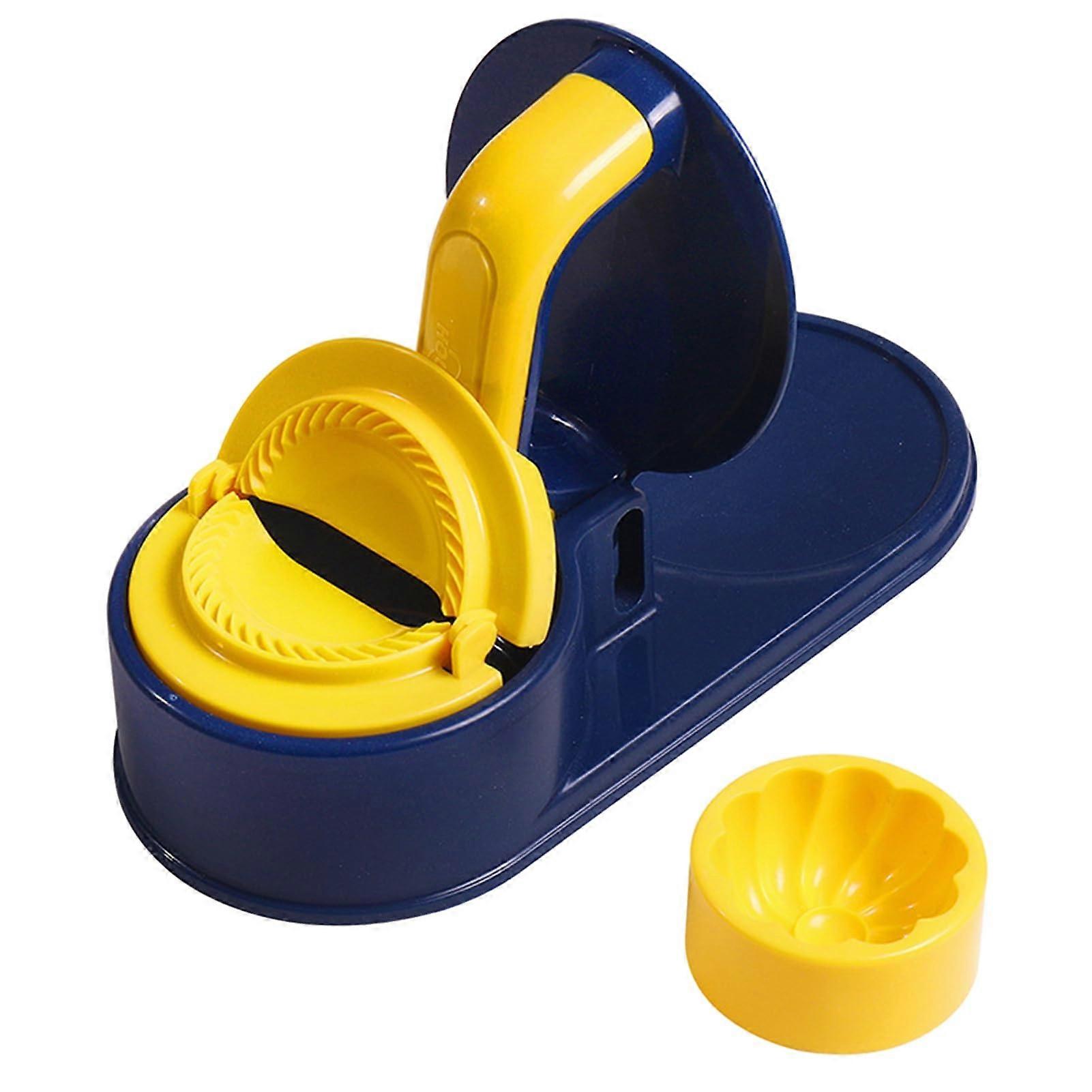 Dumpling Maker and Mold Set, 2pcs Plastic Press Tool with Ergonomic Handle for Easy Kitchen Use