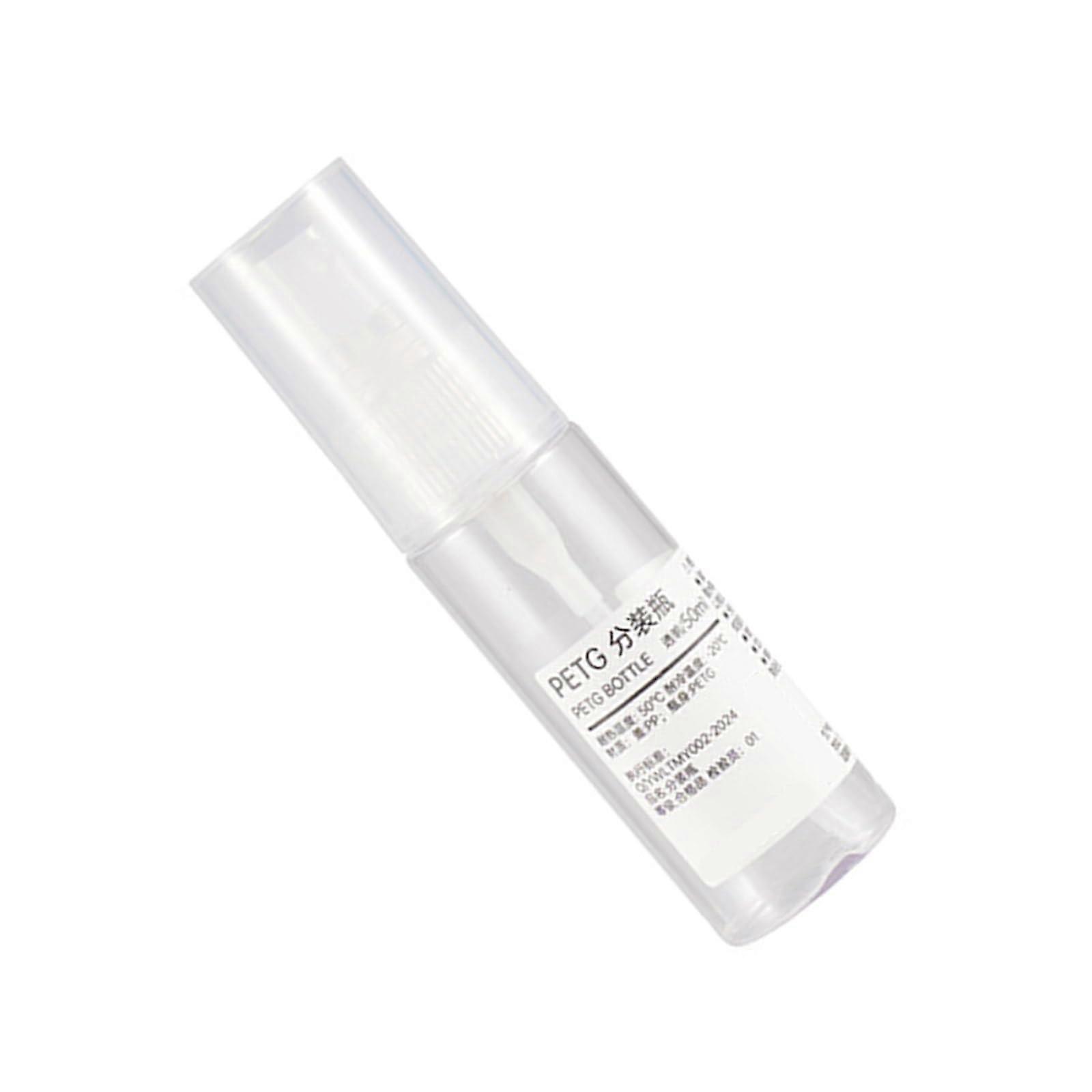 Refillable Travel Perfume Spray Bottle with Ergonomic Grip Head, Clear Mini Atomizer Container