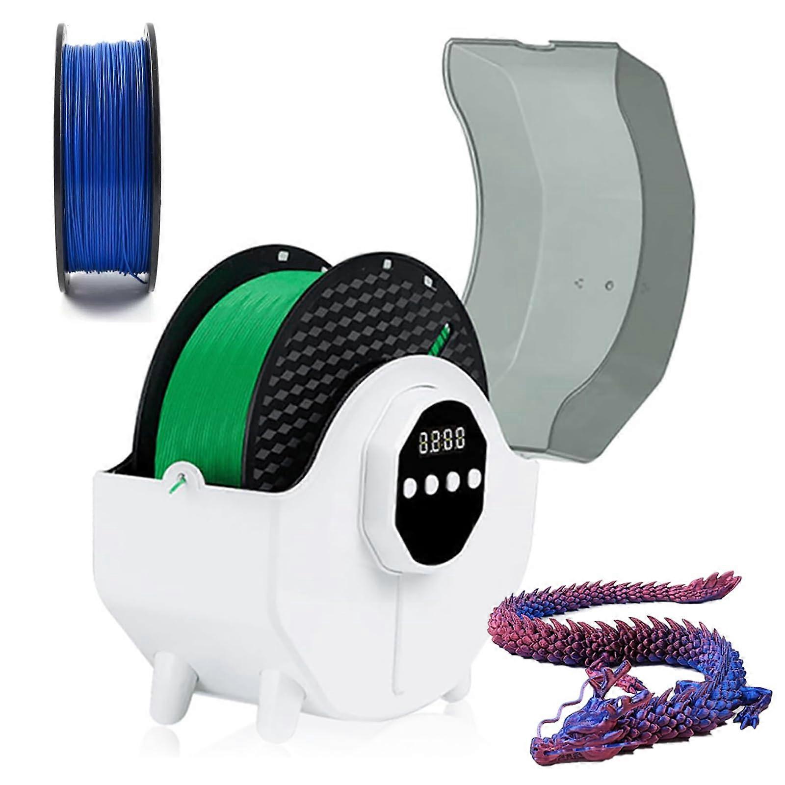 3D Printer Filament Dryer with Fan and Timer, 3 Temp Settings, Dustproof Moistureproof for PLA PETG ABS