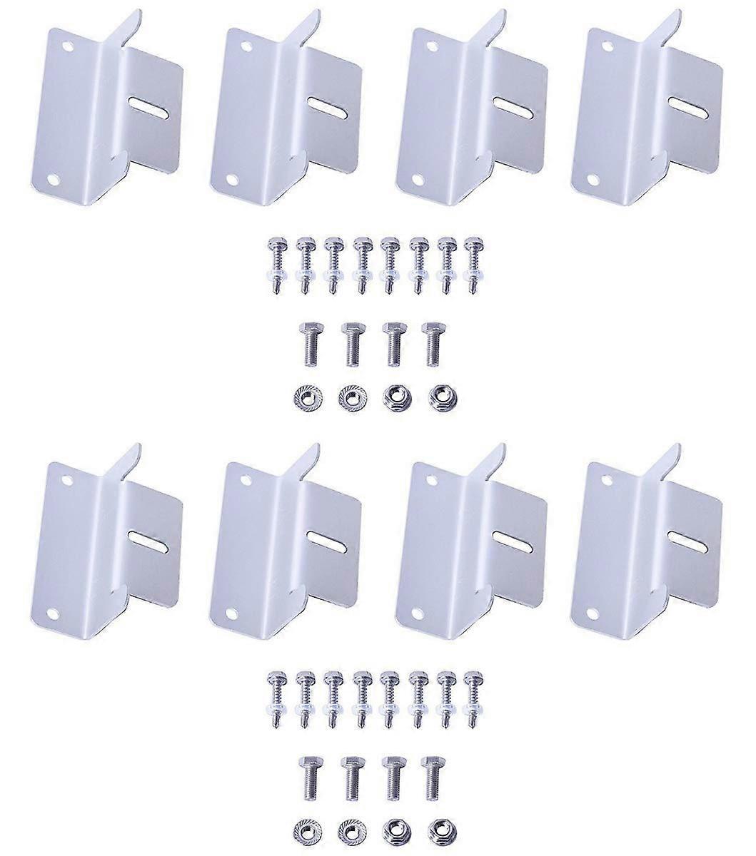 Solar Panel Mounting Brackets Aluminium Z Bracket Kit for Easy Roof Installation (2 x Set)