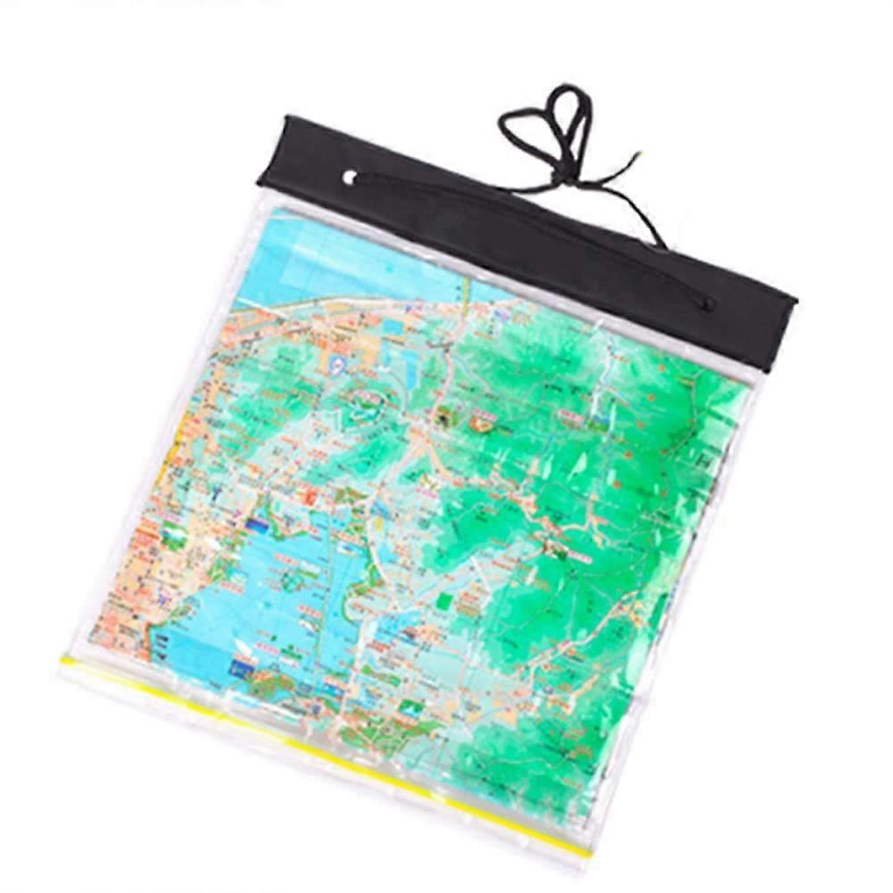 Waterproof Map Case with Durable PVC Design for Hiking Camping and Easy Map Access