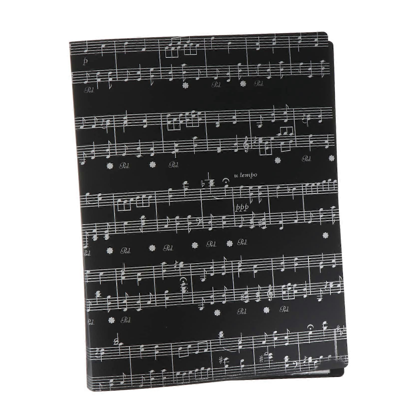 Sheet Music Folder with 40 Pockets, Lightweight Document Organizer for Musicians and Teachers