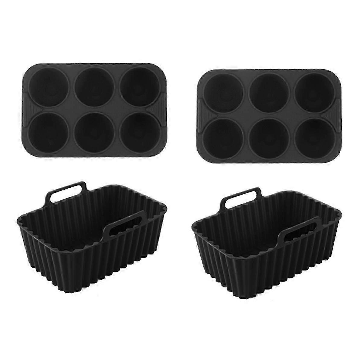 Silicone Baking Tray Set Baking Tool Rectangular Multi-Purpose Cake Jelly Pudding Silicone Tray Mol