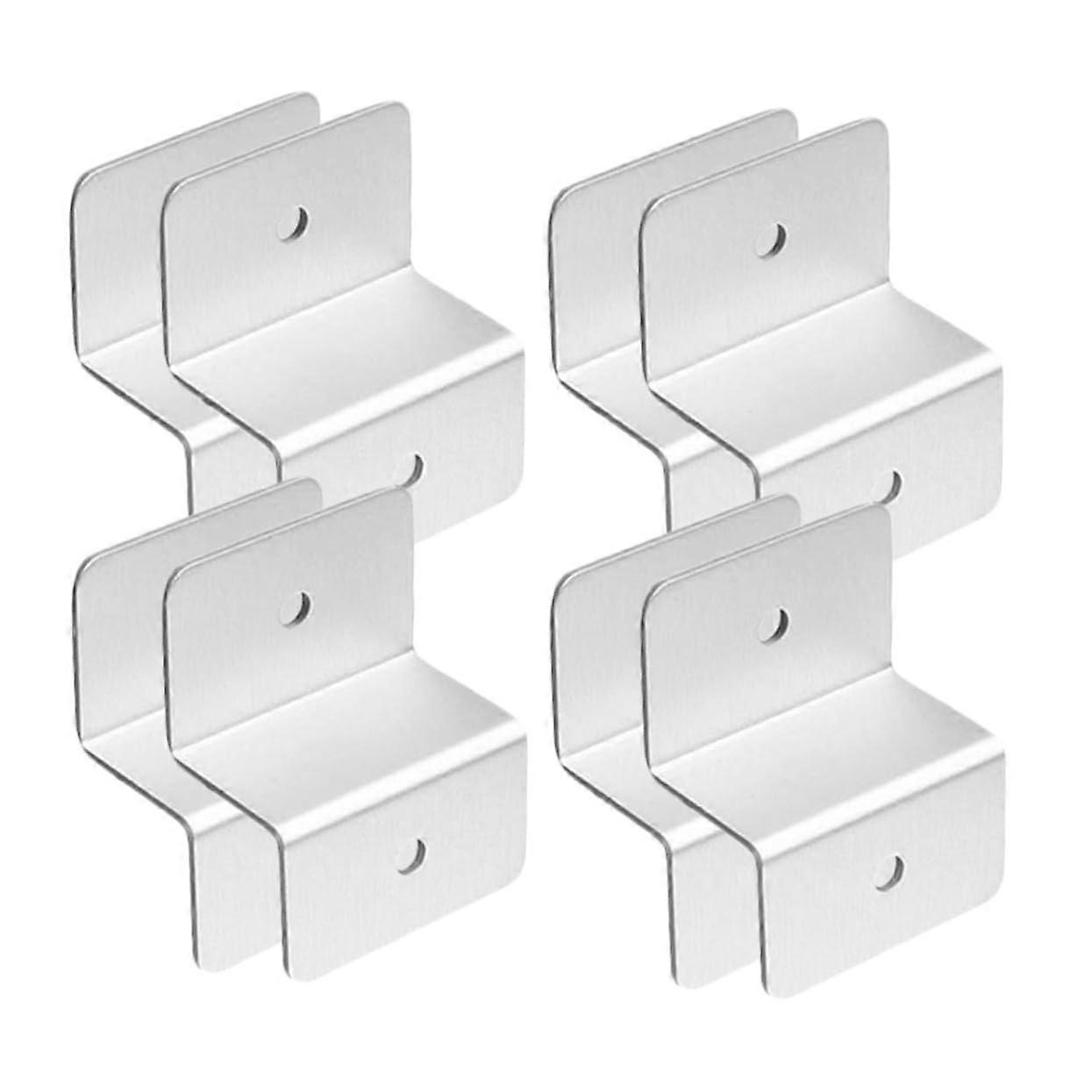 Adjustable Solar Panel Mounting Brackets for RV Roof, 8Piece Kit with Z Brackets, Easy Installation