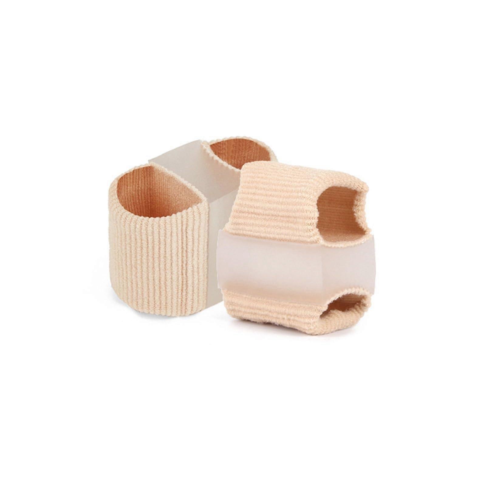 Toe Separator Hallux Valgus Corrector with Double Toe Pad for Overlapping Toes Comfort Size L