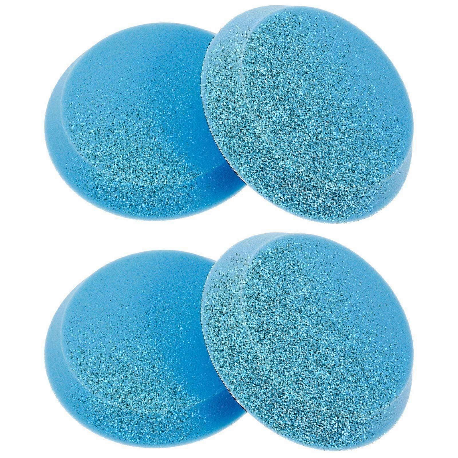 4pcs Bowling Polishing Sponge Pads, Multipurpose Round Polishing Sheets