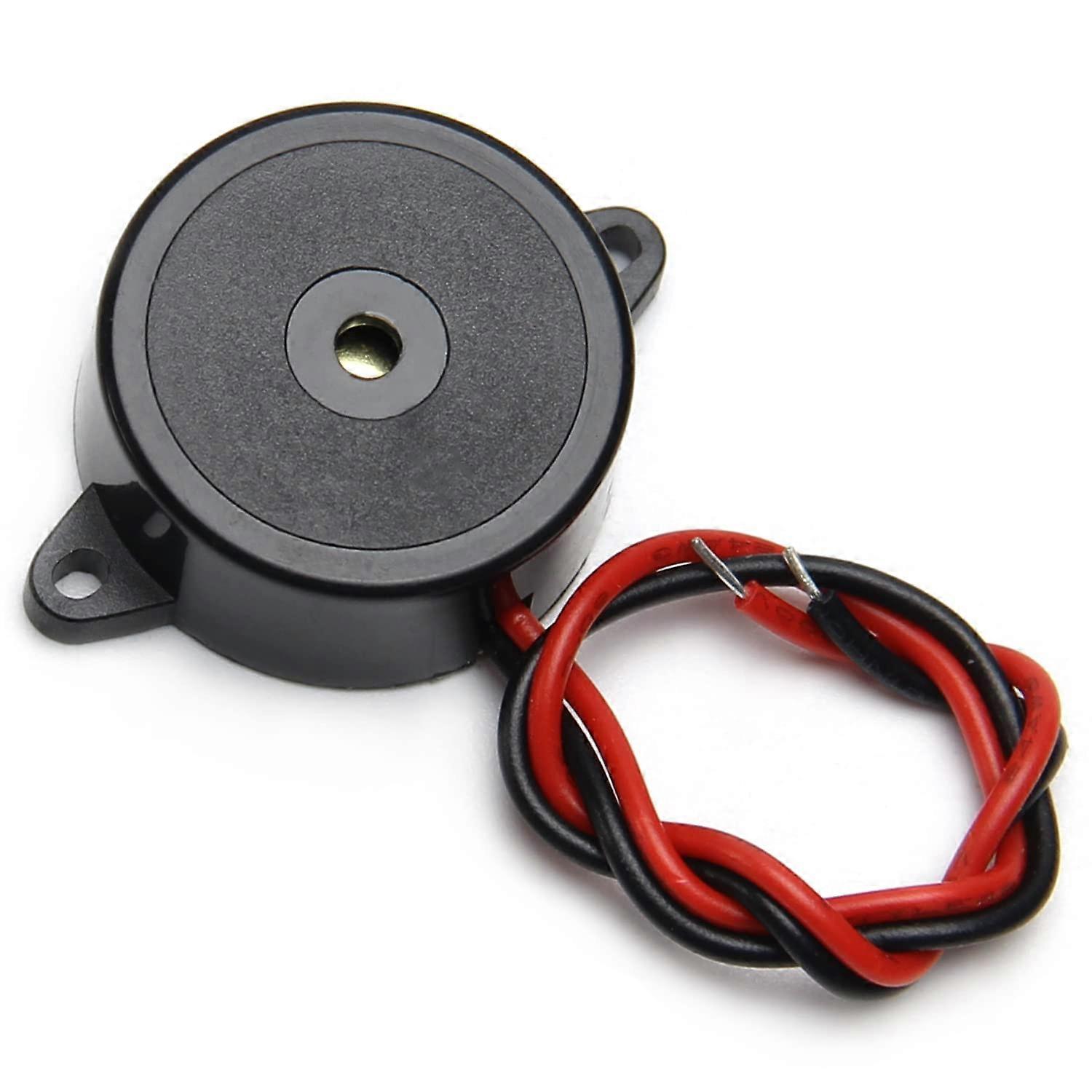 2 Pack 90dB Active Electronic Buzzer Alarm, DC 324V Loud Beep Sounder for Security and DIY