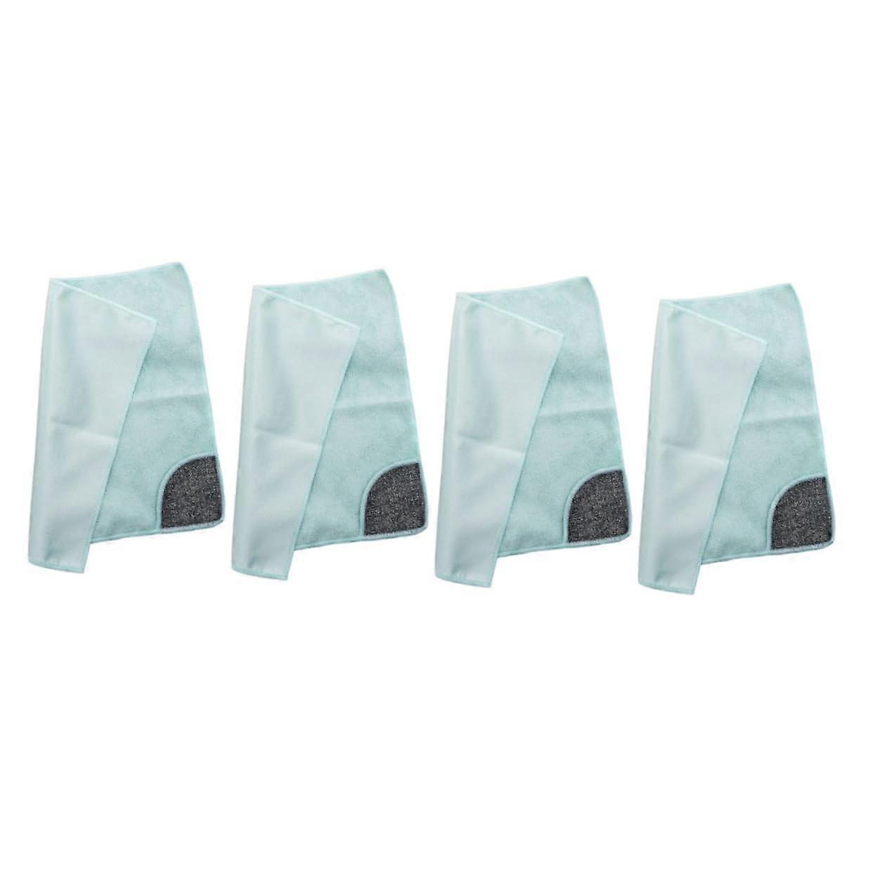 4pcs Absorbent Kitchen Cleaning Cloths with  Water Absorption, NonScratch, QuickDrying