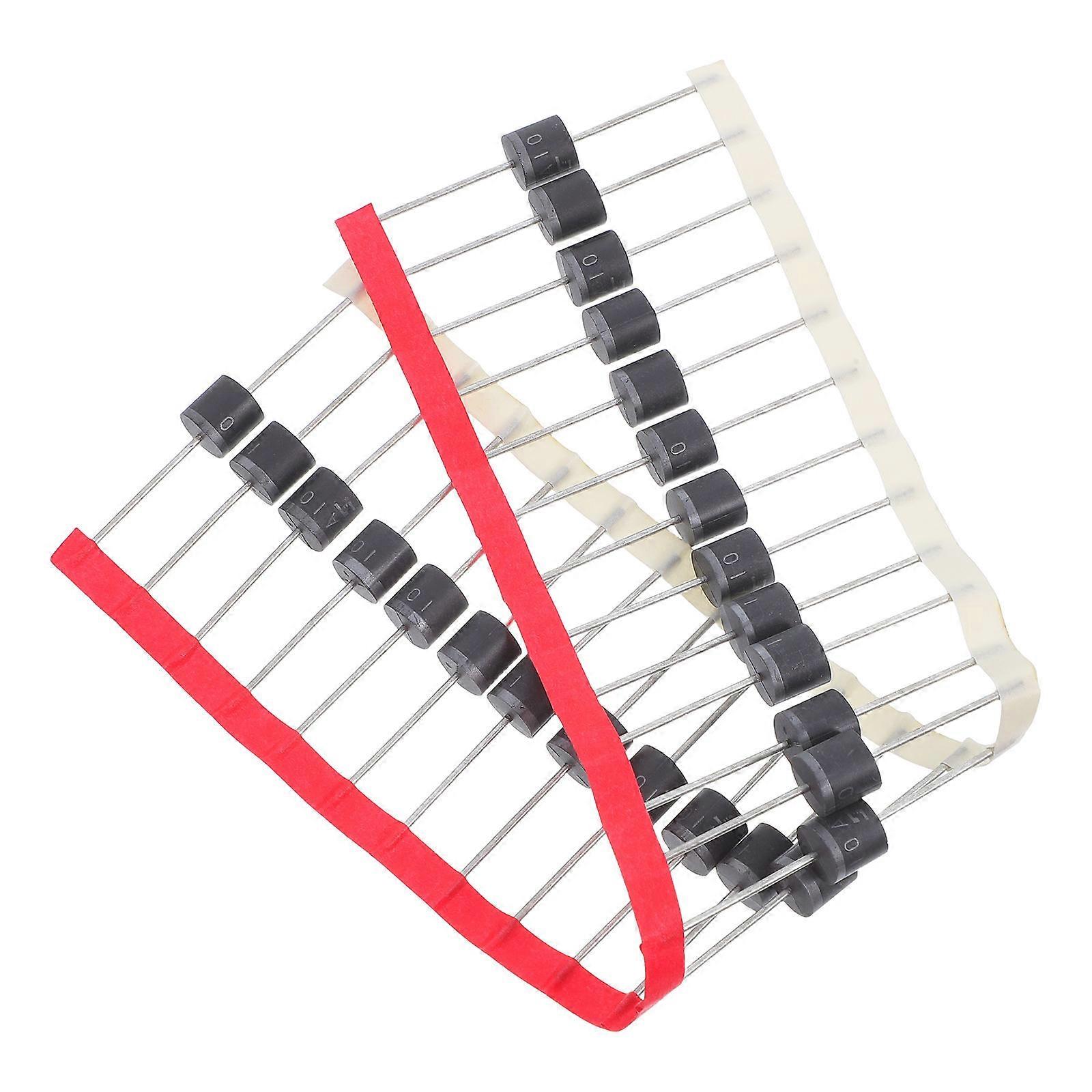 Rectifier Diodes 25Pcs 10a10 Silicon Diodes for Stable Electronic Circuit Use