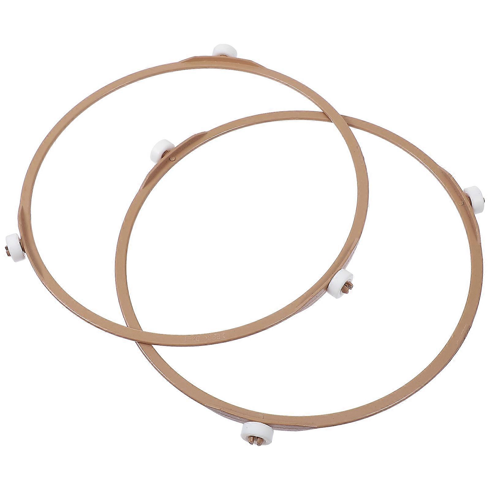 Microwave Turntable Rings Microwave Oven Tray Rotating Support 2Pcs