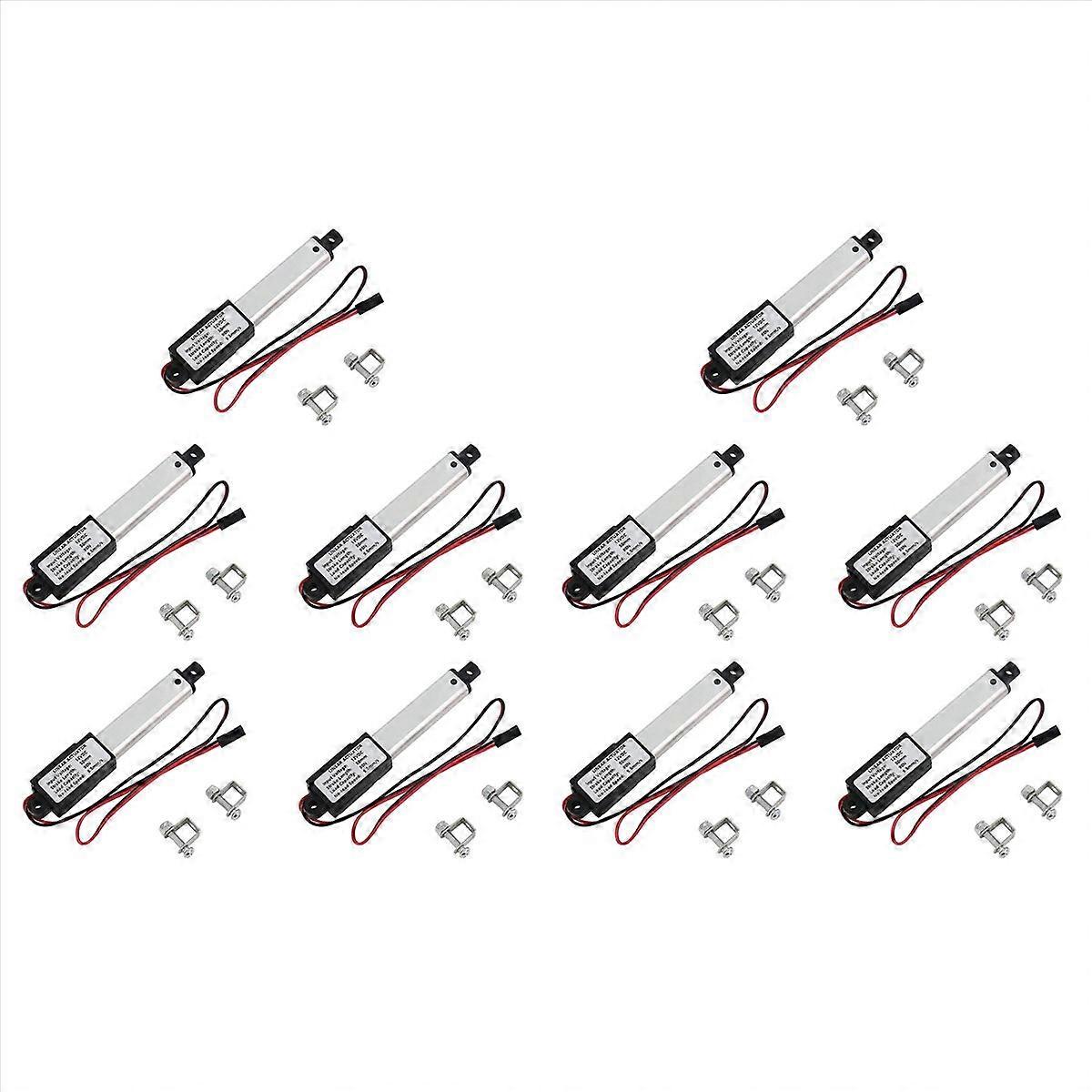 Atuador Micro-linear, curso de 2 polegadas, 90N/20.3Lb, velocidade 9.5mm/s