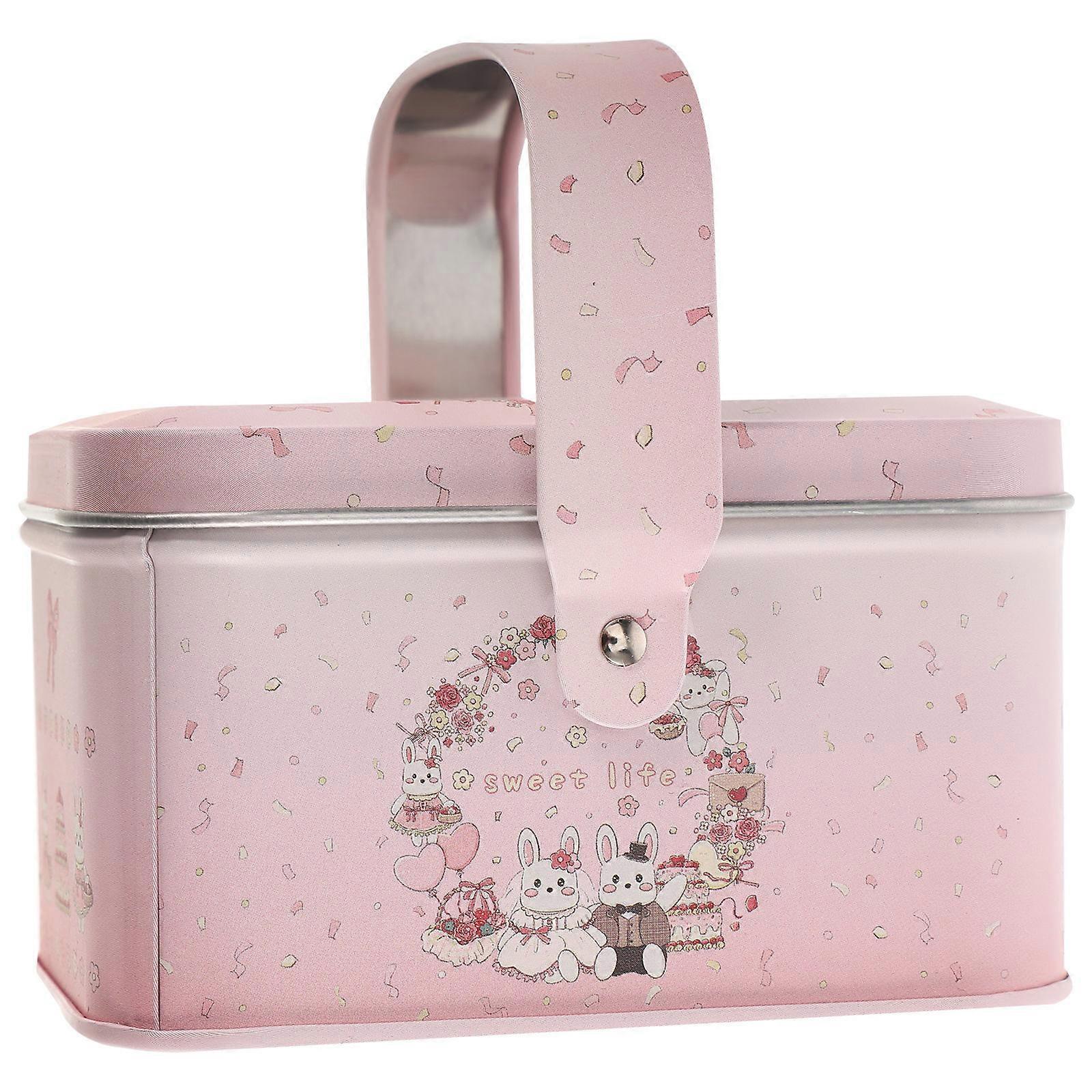 Decorative Tin Candy Box for Storage Metal Tinplate Storage Container