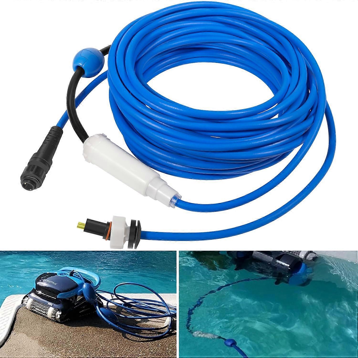 60ft 2Wire Replacement Cable with Swivel for Tangle Operation for Dolphin Pool Cleaner