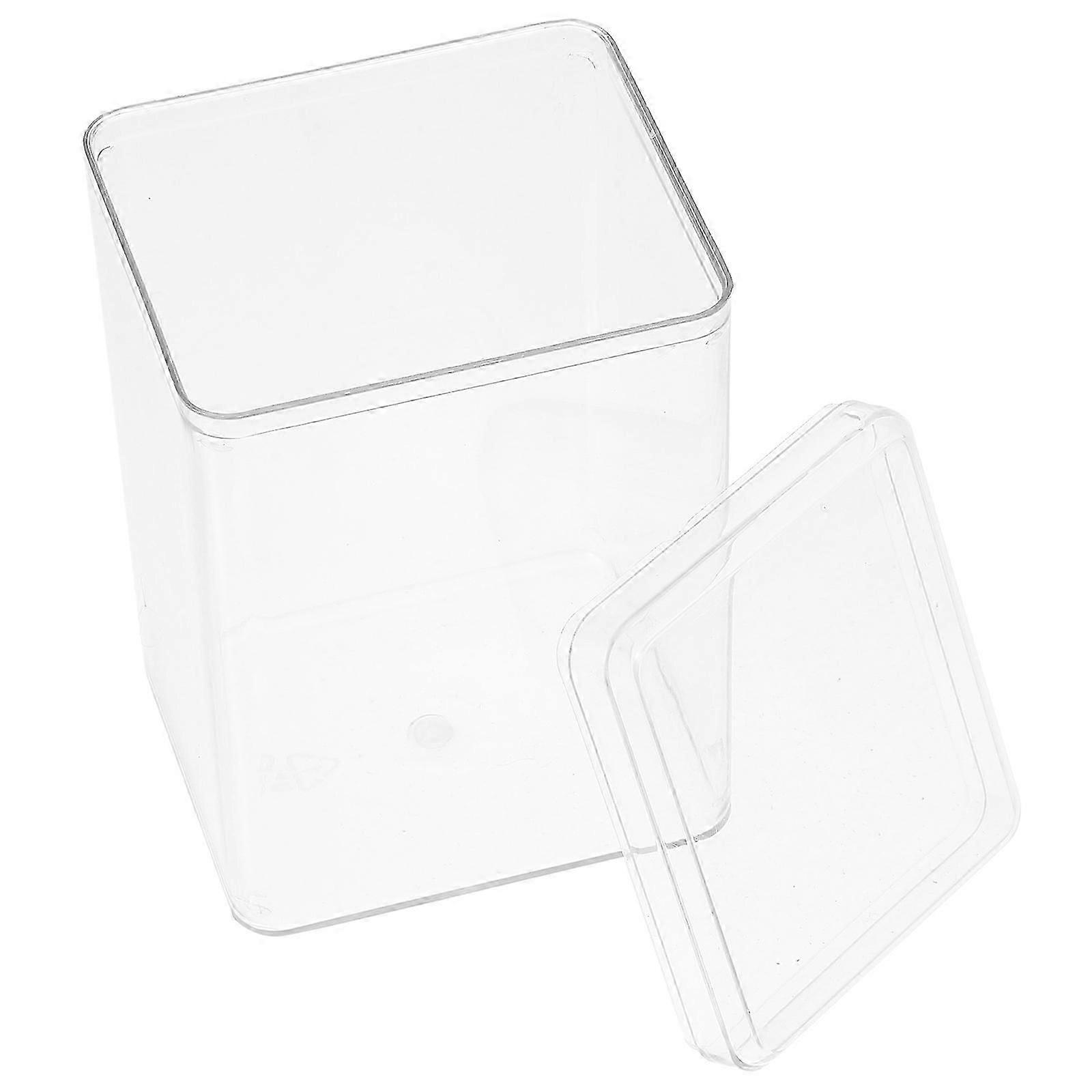 Transparent Display Box for Figurines 2Pcs