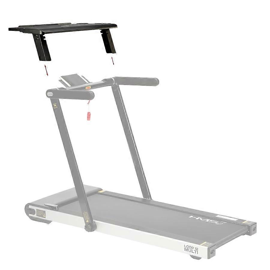 Treadmill desk with adjustable height and foldable design