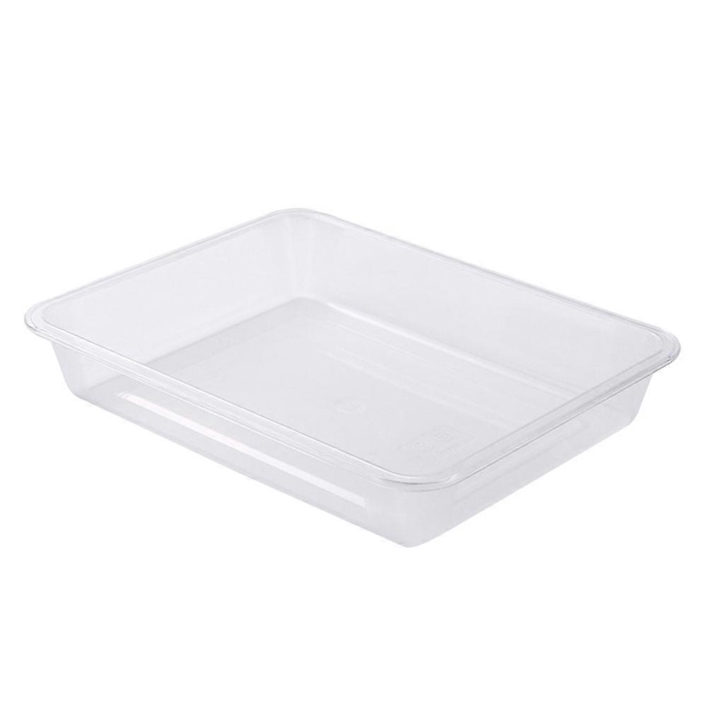 1Pc Marinated Vegetable Plate Cold Salad Tray Rectangular Transparent Dish