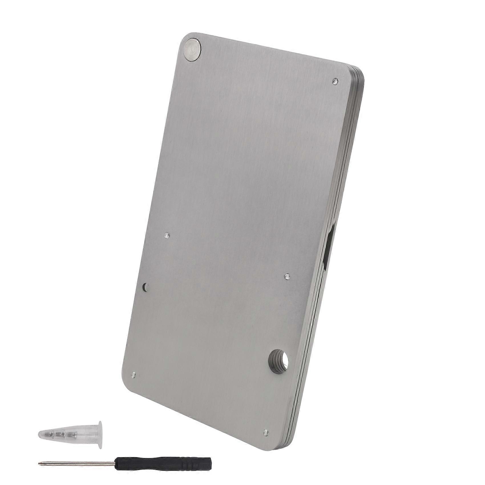 Plates Wallet Crypto Cryptocurrency Storage Crypto Wallet for Bitcoin Hardware Cold Backup Mechanical Code Record Book