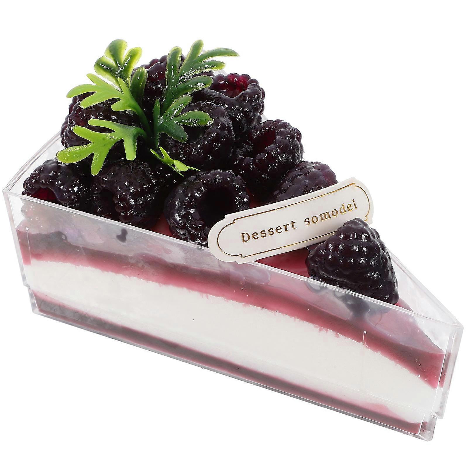 Faux Slice Cake Model for Decor Realistic Cake Slice