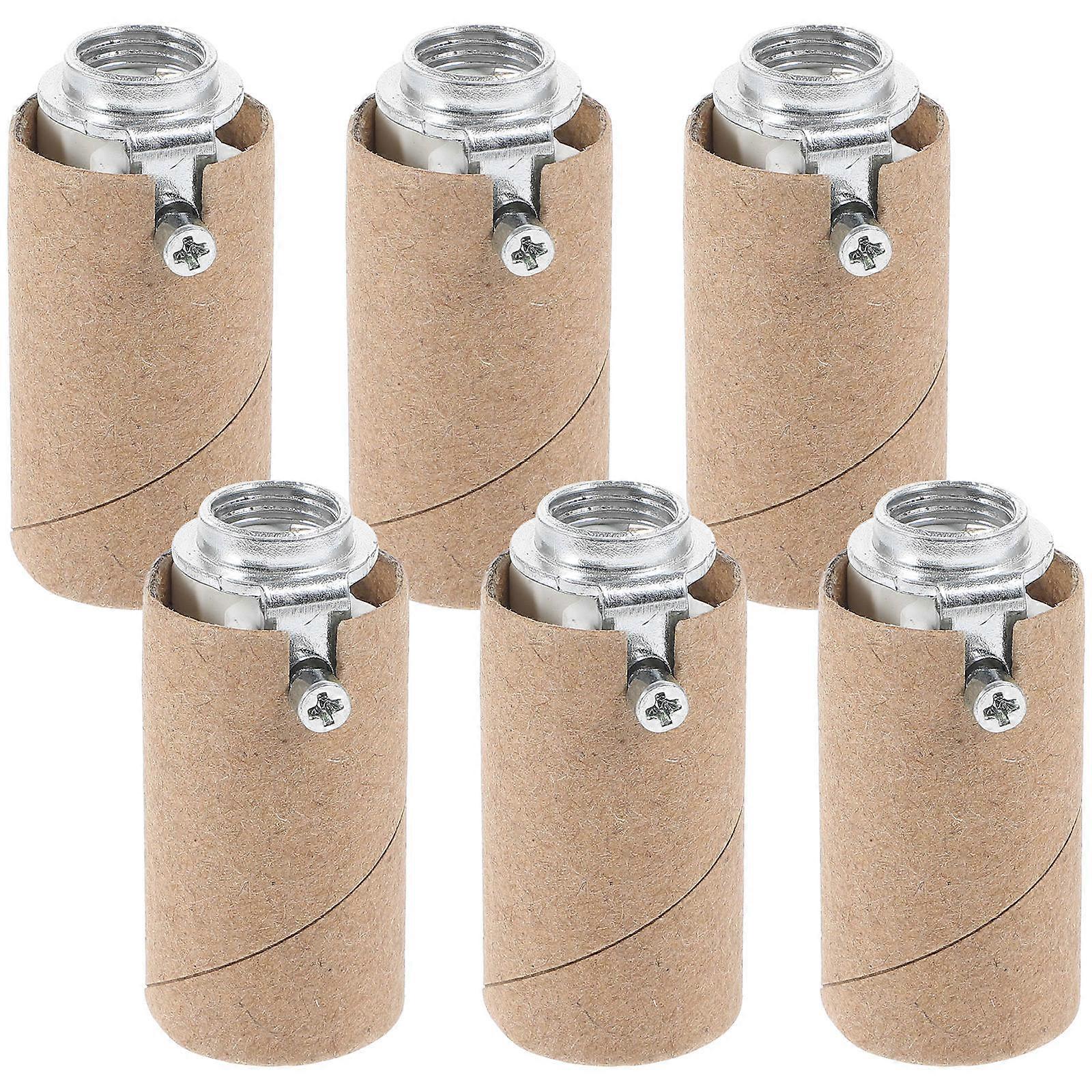 Lamp Socket Replacement E12 Bulb Holder for Home Use 6Pcs Candelabra Socket