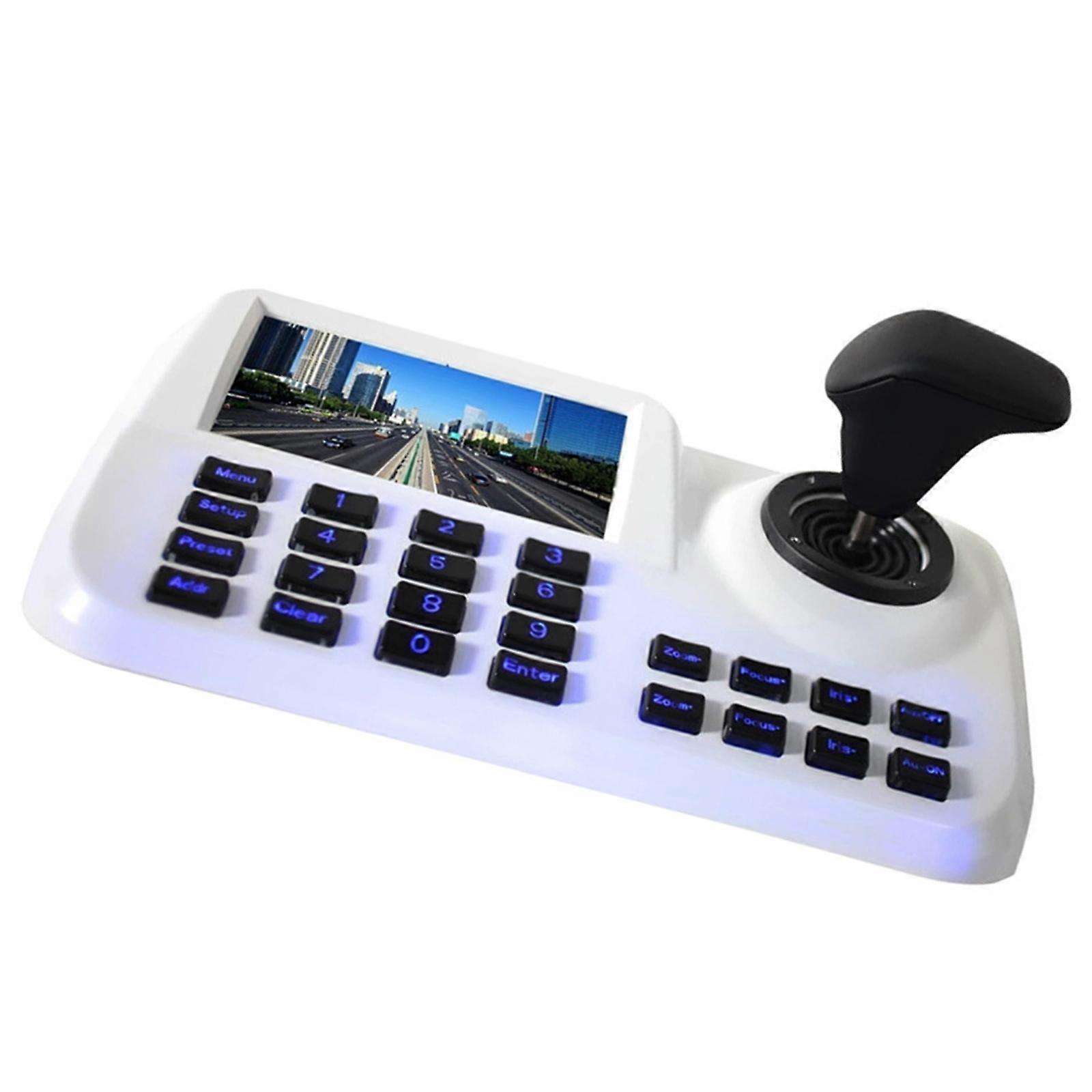 Multiple Functional PTZ Camera Control Unit with 5 Inch Screen & Adjustable Joystick Commercial Security Equipment Multicolor