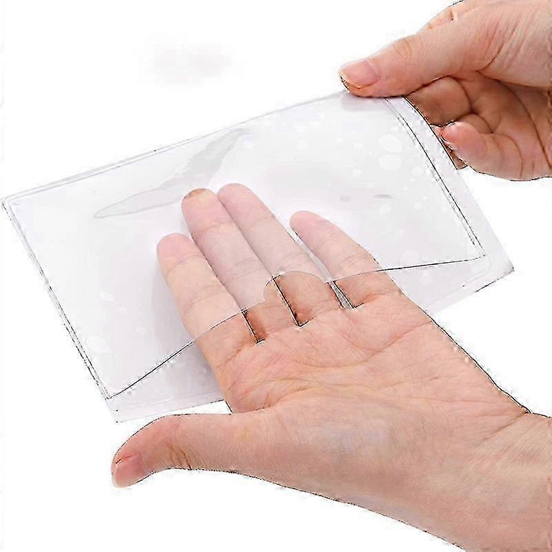 Self-Adhesive Label Pockets Transparent Label Holders 10 Pack