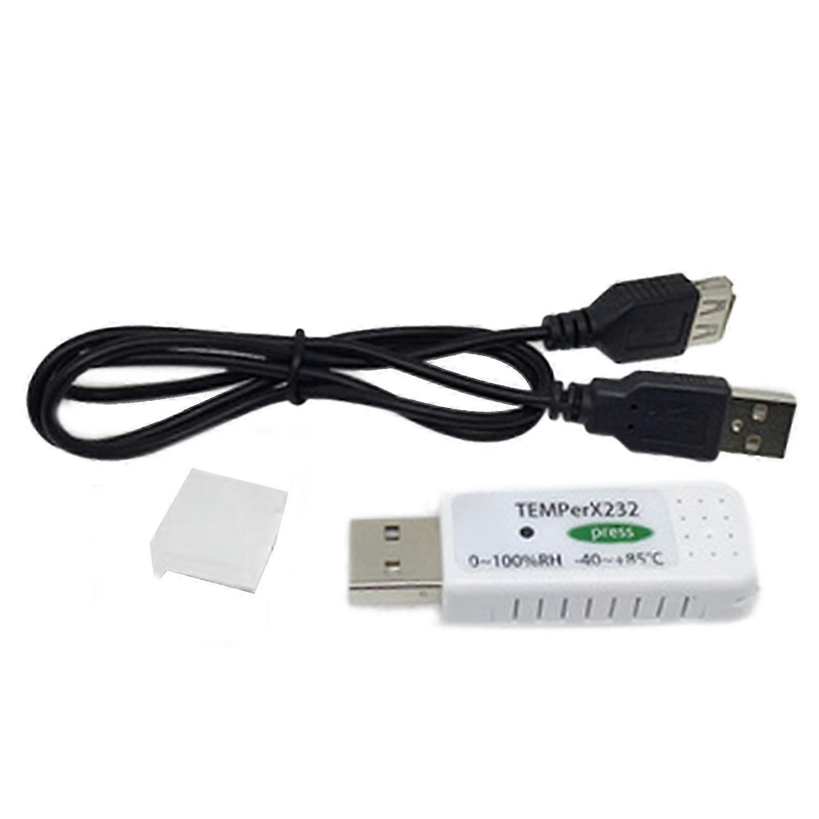 USB Temperature Humidity Meter External Probe Email Alarm Data Storage Data Acquisition Loggers Secondary Development