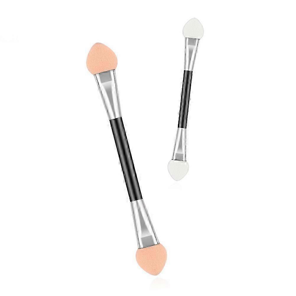 Brush Eyeshadow 50Pcs Double-End Sponge Applicators compatible with Makeup Application