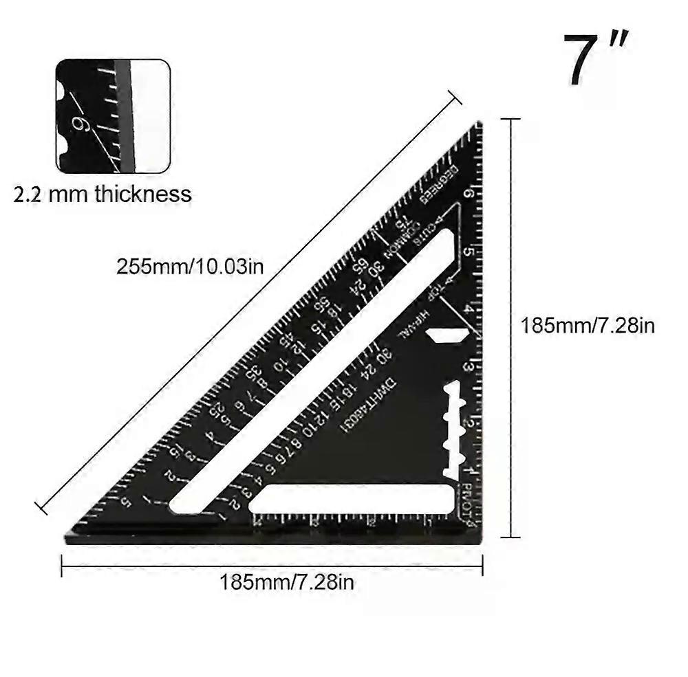 7 Inch Triangle Ruler
