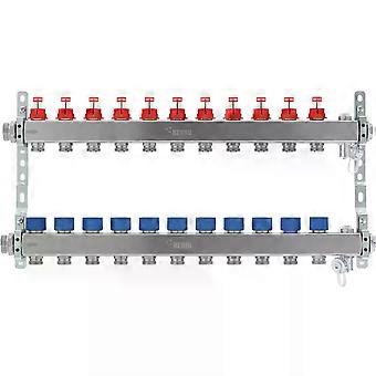 REHAU Verteiler HKV-D AG V2A, 11 Kreise, 1 Stk.