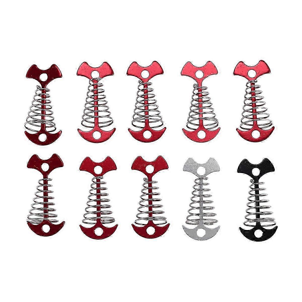 10Pcs Plank Floor Spring Anchor Outdoor Awning Fixed Nails