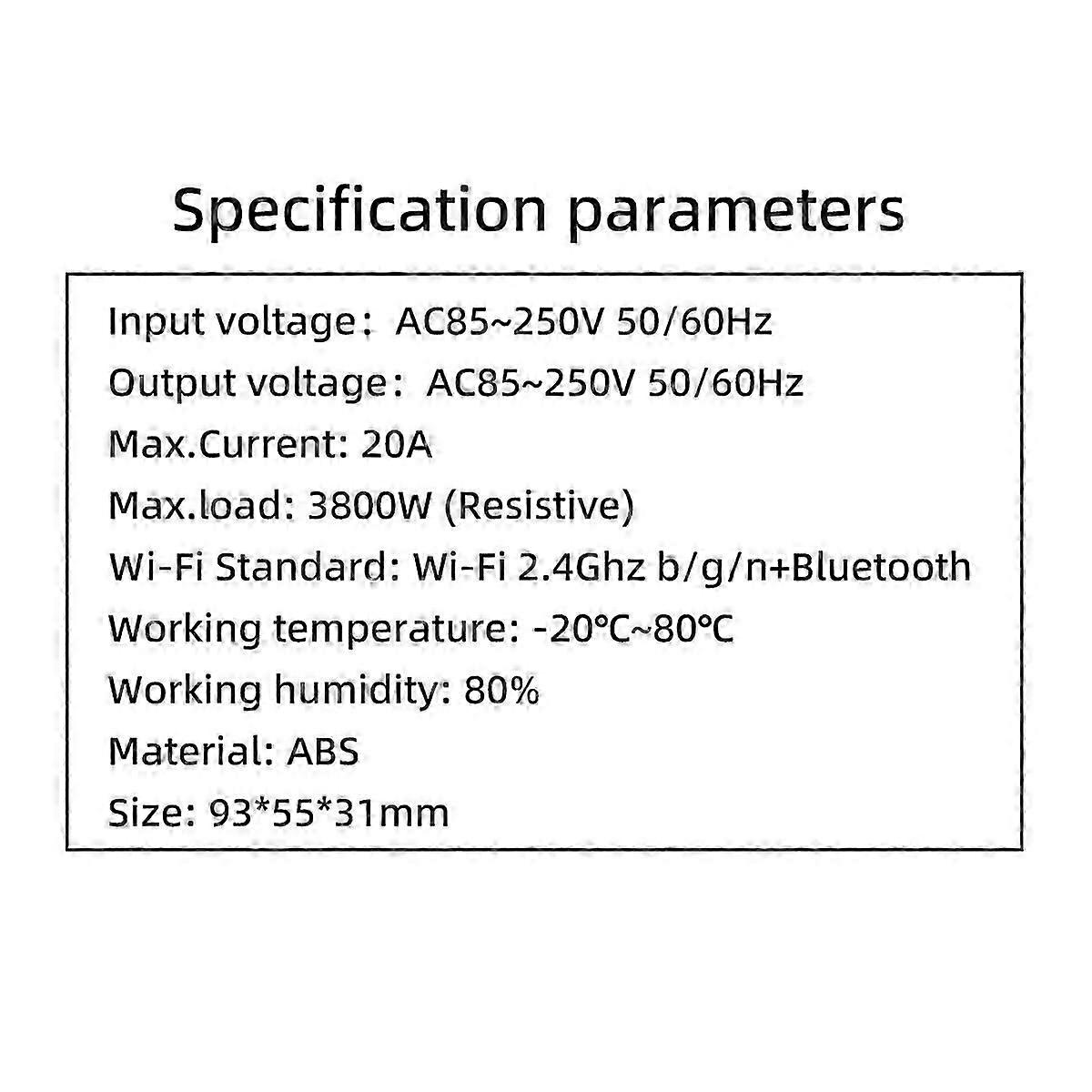 WiFi Temperature Switch with 2M Sensor Supports Voice Control