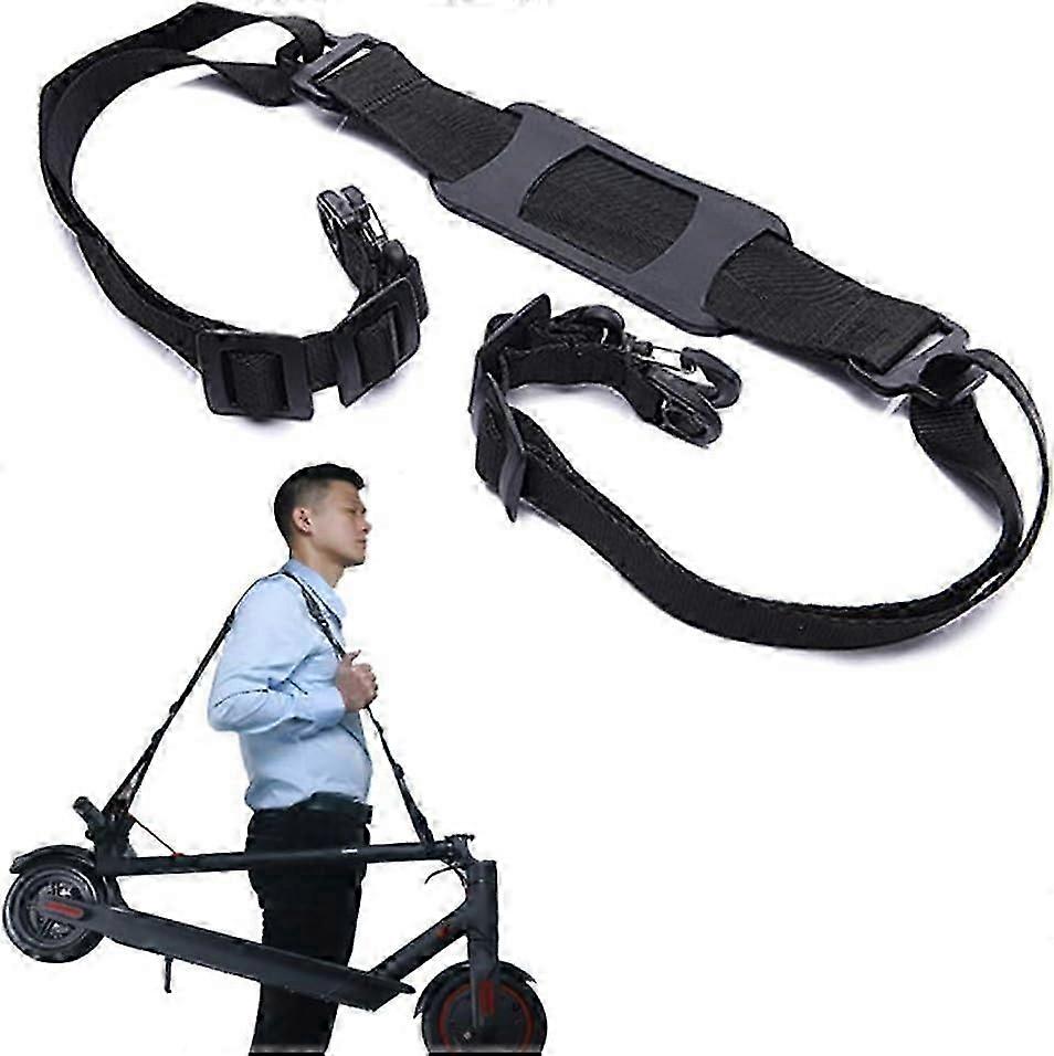 Adjustable Scooter Shoulder Strap, Nylon Carrying Strap with Comfort Pad, 51-72" Length, Up to 40KG Load, for Electric Scooters Bikes
