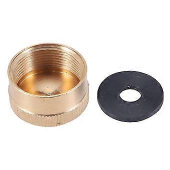 8pcs Solid Brass Propane Caps Suitable For All 1lb Refill Tank Cylinder Sealed Protect Cap For Outd