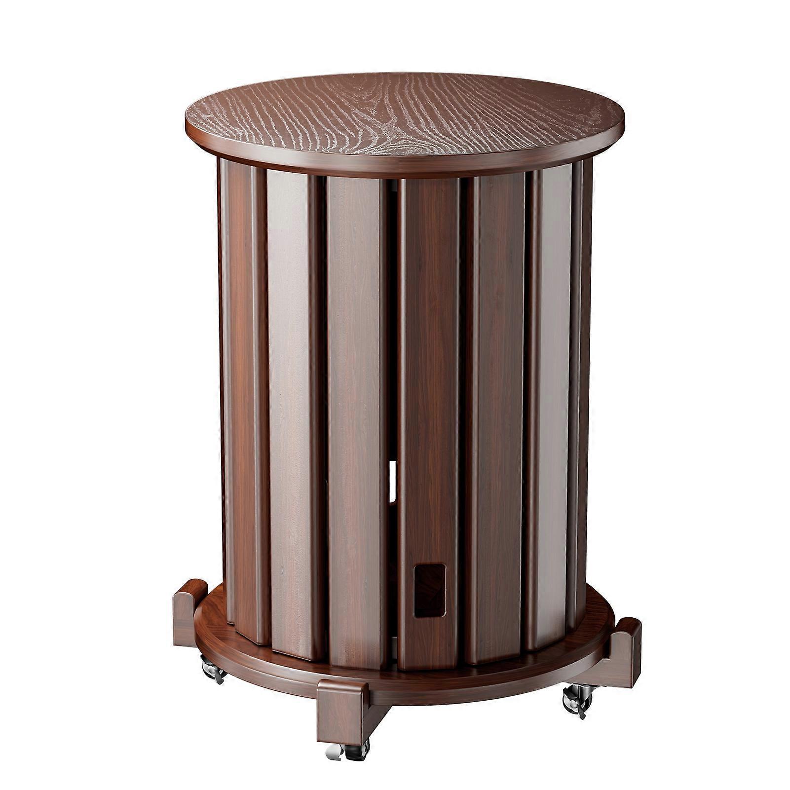 4 Pcs Stackable Stools with Wheels for Kitchen and Living Room