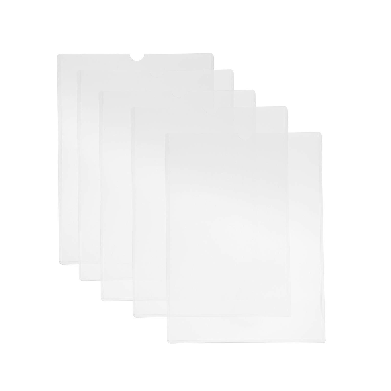 5Pcs Practical Documents Protective Covers General PVC Document Protect Covers