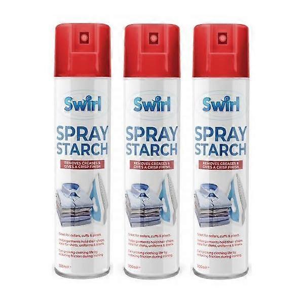 Swirl Spray Starch 300ml (3 Pack)