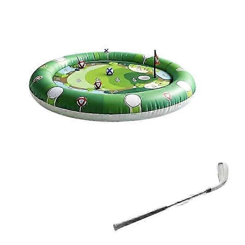 Inflatable Golf Chipping Game,Backyard Pool Party Game