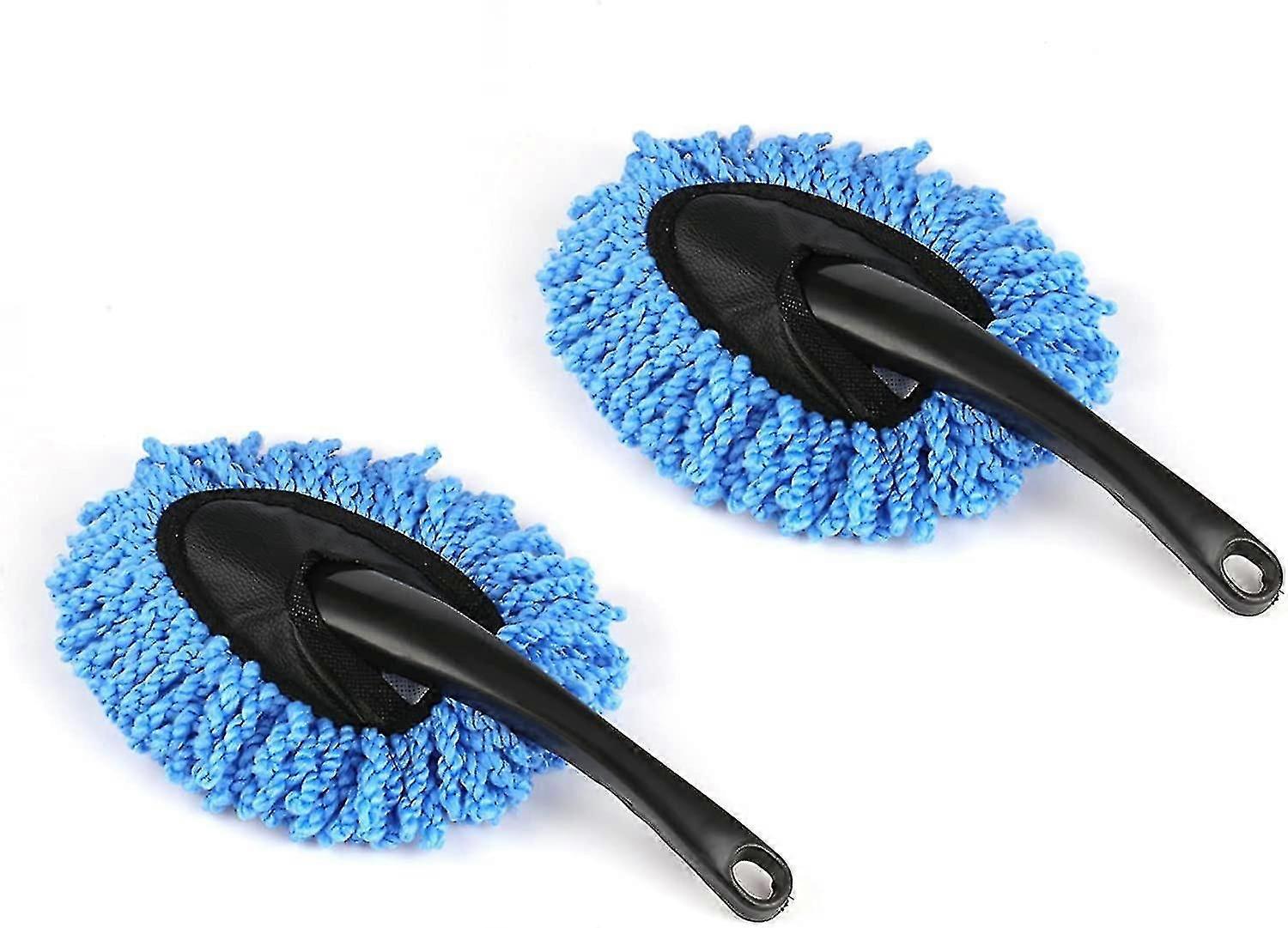 2 Pack Mini Microfiber Car Dash Duster Brush,Multi-Functional Car Cleaning Brush - ya01