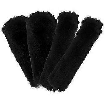 Bike Brake Grip Plush Covers for Warm Handlebar Protection 1Set
