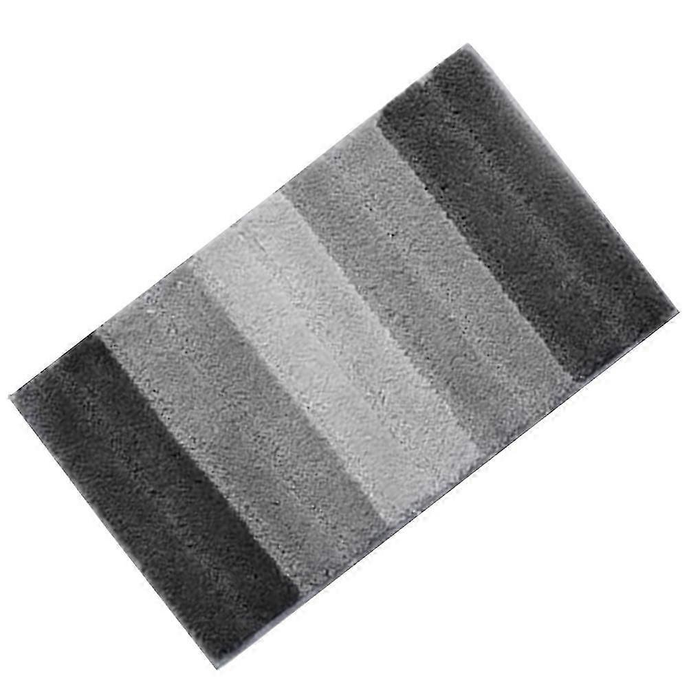 Non-Slip Bath Mat Polyester Kitchen Item Grey 50x80cm 1Pack