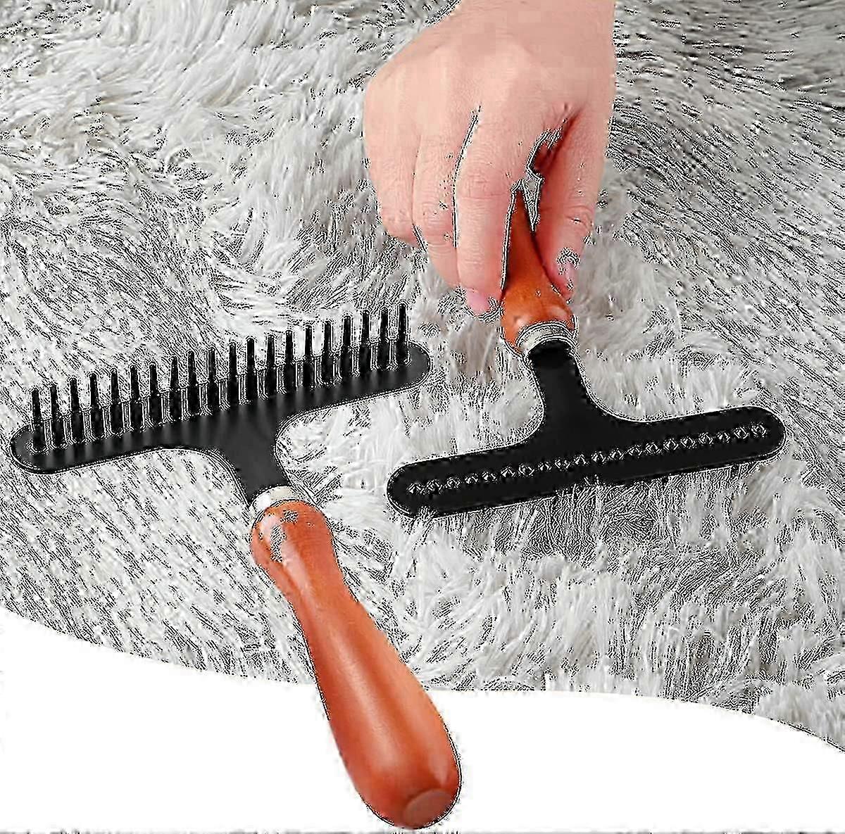 Carpet Rake Tool - Professional Solution for Restoring Fluffiness and Softness