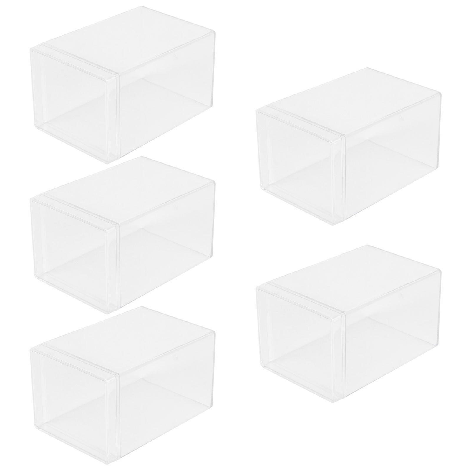 5pcs Transparentes Modell Display Box Praktische Figur Modell Display Container