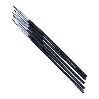 5 stk leppe øyeskygge eyeliner applikator sminke leppestift påføringsbørste