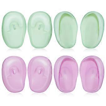 4 Pairs Ear Covers Silicone Ear Protectors Hairdressing Earmuffs Ear Covers For Hair Dryer Shower Swimming